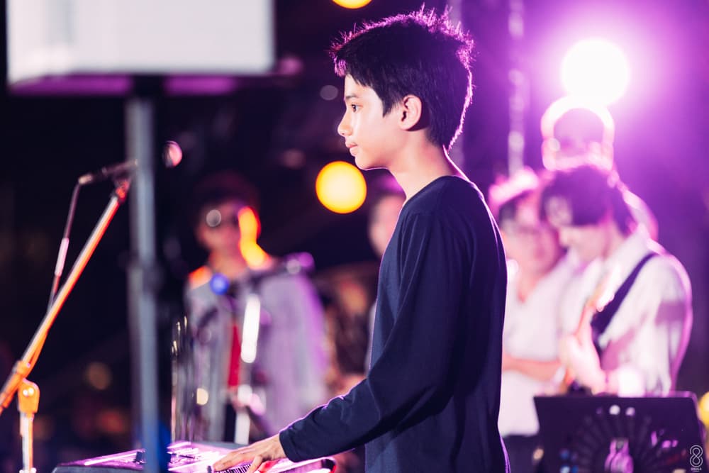 Matt.YC on stage during a performance